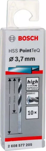 HSS PointTeQ spirálfúró, 3.7 mm