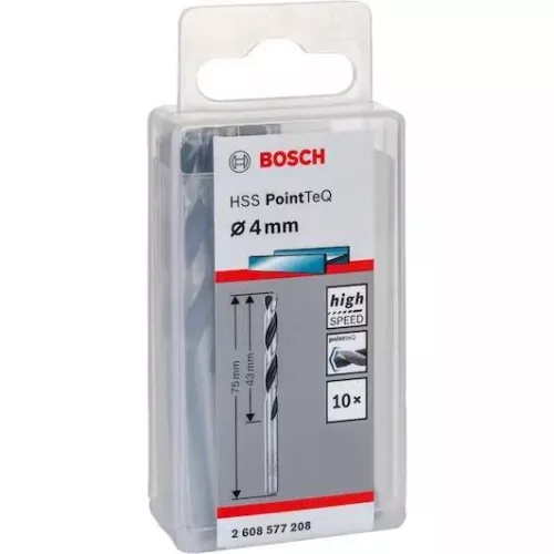 HSS PointTeQ spirálfúró, 4.0 mm