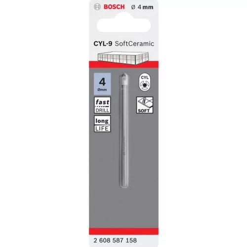 ÜVEG- ÉS CSEMPEFÚRÓ 4*70  2608587158 BOSCH
