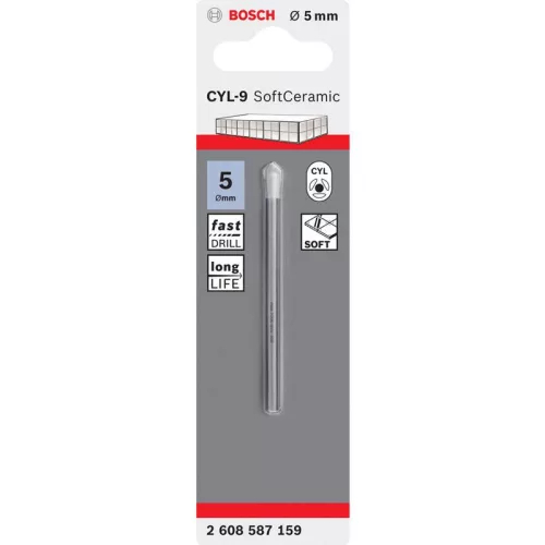 ÜVEG- ÉS CSEMPEFÚRÓ 5*70  2608587159 BOSCH