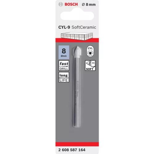 ÜVEG- ÉS CSEMPEFÚRÓ 8*80  2608587164 BOSCH