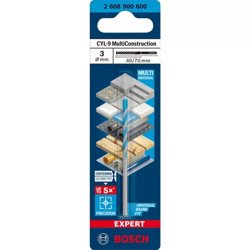 Többcélú fúrószár  Bosch CYL-9 3x40/70  2608900600