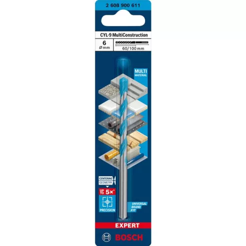 TÖBBCÉLÚ FÚRÓSZÁR  6x60  2608900611 BOSCH