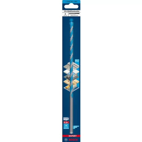TÖBBCÉLÚ FÚRÓSZÁR 8*200  2608901484 BOSCH EXPERT MULTICONSTRUCTION
