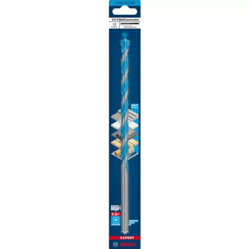 TÖBBCÉLÚ FÚRÓSZÁR 12*200  2608901486 BOSCH EXPERT MULTICONSTRUCTION CYL-9