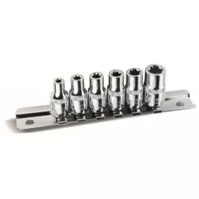 Dugókulcs készlet    6r. 1/4" E-Torx Ceta Form