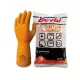 Kesztyű latex PROFI narancs Beybi