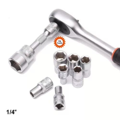 Dugókulcs készlet   13r. 1/4"  4-14 Harden