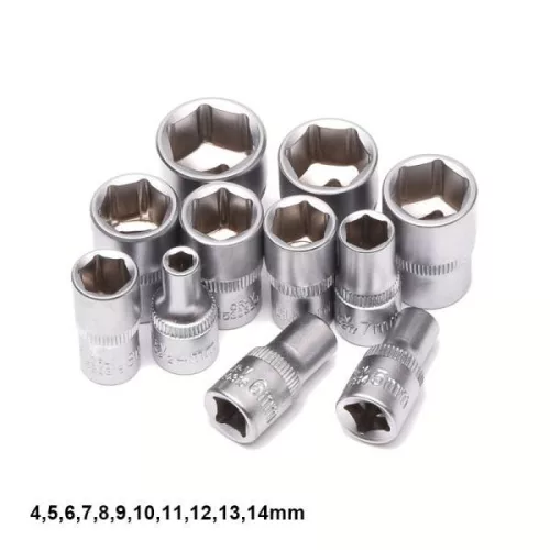 Dugókulcs készlet   13r. 1/4"  4-14 Harden
