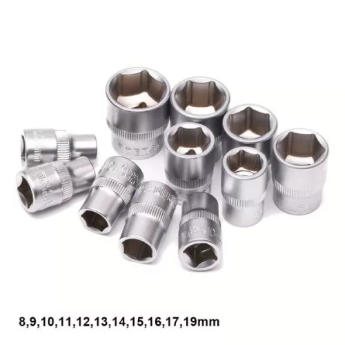 Dugókulcs készlet   13r. 3/8"  8-19 Harden