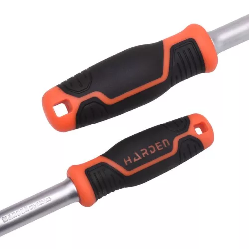 Hajtókar  1/4" 155mm 72 fog racsnis irányváltós 2K nyél Harden