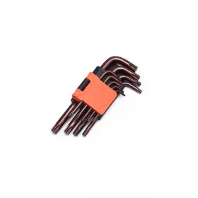 Imbuszkulcs készlet  Torx   9r. T10-T50 Harden