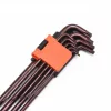 Imbuszkulcs készlet  Torx   9r. T10-T50 Harden
