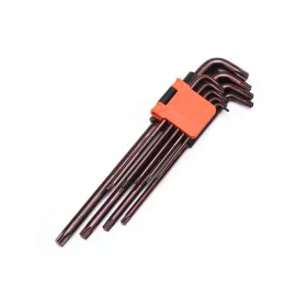  Imbuszkulcs készlet  Torx extra hosszú   9r. T10-T50 Harden