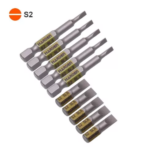Bit lapos 1/4" (20db/Csom) Harden