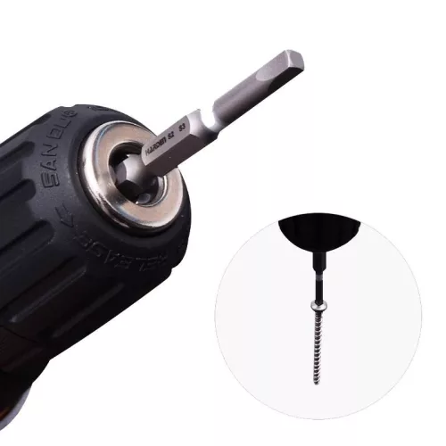 Bit négyszögű  hosszú  1/4" (10db/Csom) Harden