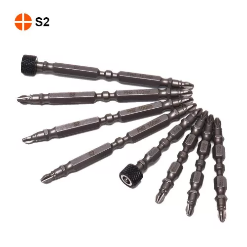 Bit kétoldalas csökk.szár PH2 1/4" (10db/Csom) Harden