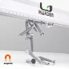 Vízmérték  1200mm mágneses 3 libella Harden