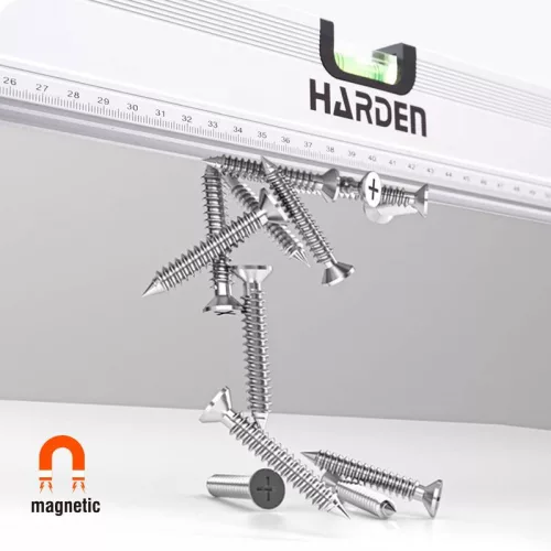 Vízmérték  1200mm mágneses 3 libella Harden