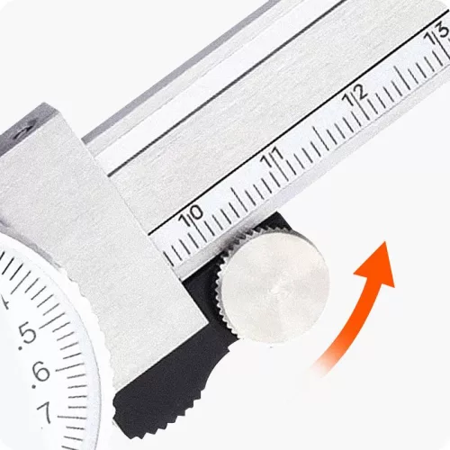 Tolómérő órás  150mm 0,02 Harden