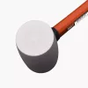 Gumikalapács 0,7kg fehér üvegszálas 2K Harden
