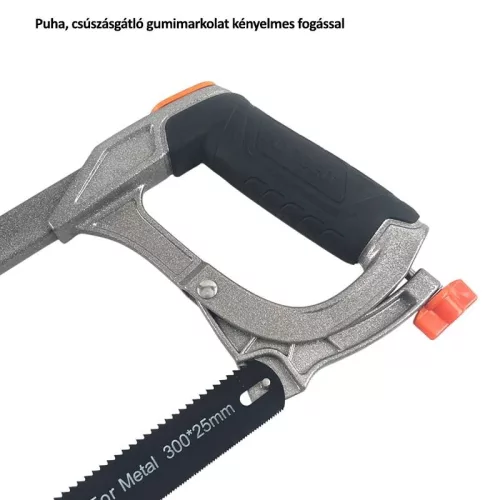 Fűrészkeret fémfűrészlappal 300mm fém nyéllel Harden