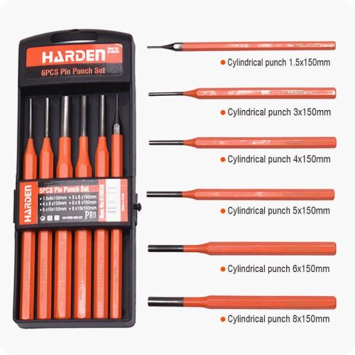 Csapszegkiütő készlet   6r. Harden