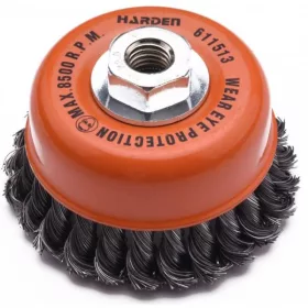 Fazékkefe  75 sodr 0,5 M14 acélszál Harden