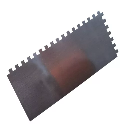 Acélsimító 280x120x8 fogazott inox Harden