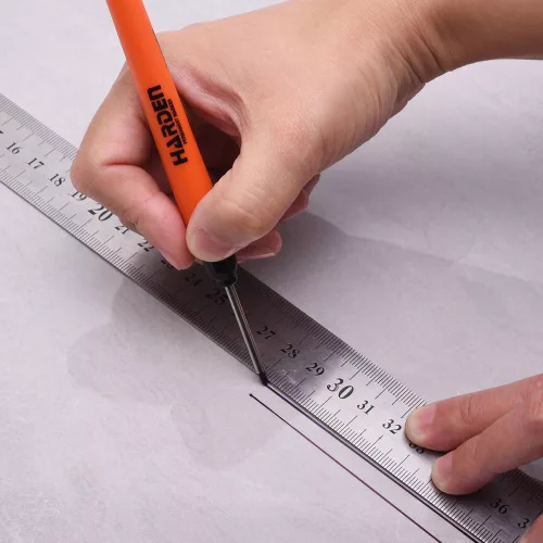 Mélyfuratjelölő filc fekete (12db/cs) Harden