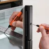 Mélyfuratjelölő filc fekete (12db/cs) Harden