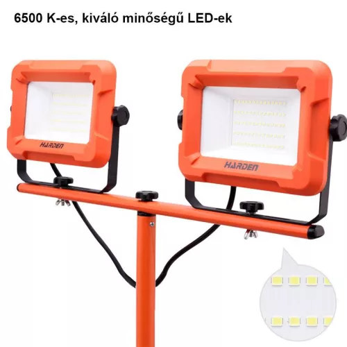 Állványos munkalámpa 2x5000 lm/50W Harden