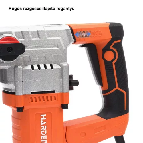 Fúrókalapács 1500W/6,0J SDS Plus kofferben Harden