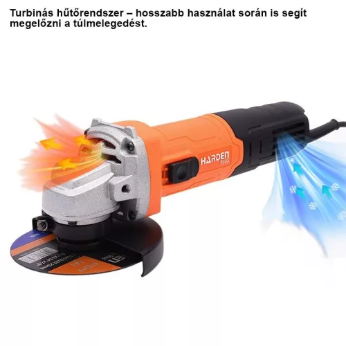 Sarokcsiszoló 125mm 900W Harden
