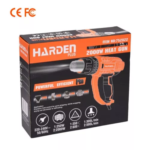 Hőlégfúvó 2000W 220V Harden