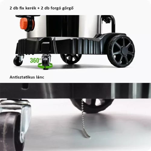 Porszívó 3600W 80L Harden