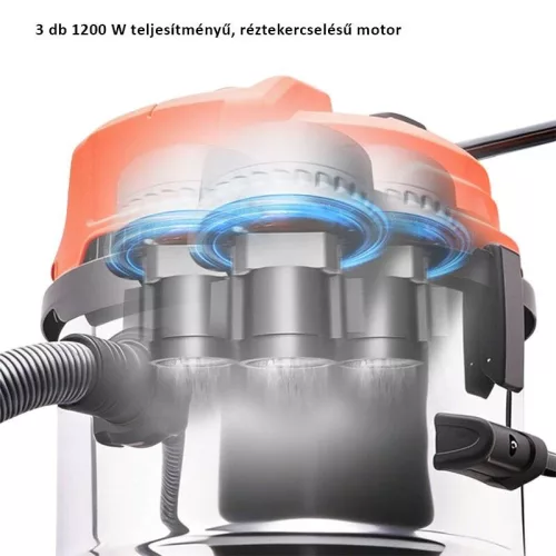 Porszívó 3600W 80L Harden