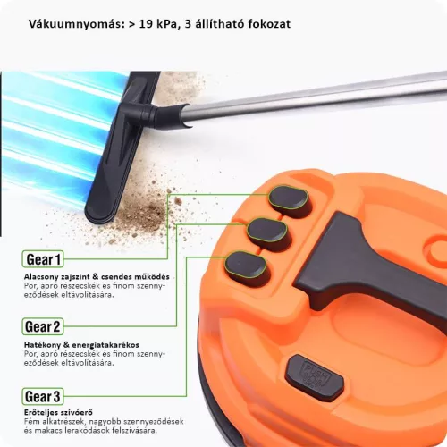 Porszívó 3600W 80L Harden