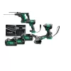 Akkus fúrógép DS18DE+WH1DC+G1813DA+d hikoki