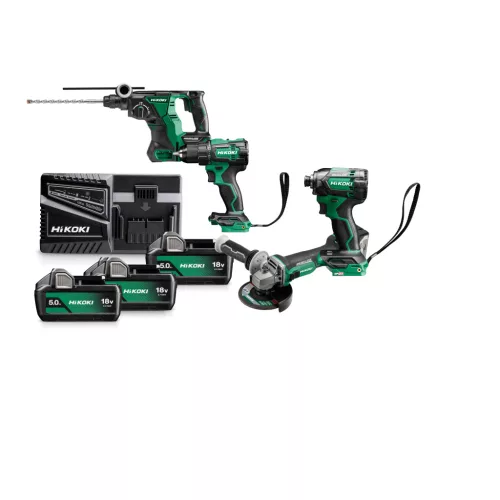 Akkus fúrógép DS18DE+WH1DC+G1813DA+d hikoki