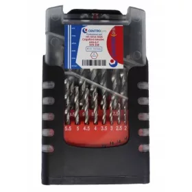   Csigafúró készlet    25r. 1-13 mm HSS-G F MŰA.dobozban Centrodrill