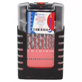   Csigafúró készlet    19r. 1-10 mm HSS-G Prémium MŰA dobozban Centrodrill