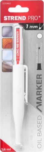 Mélyfuratjelölő Fehér filc Marker