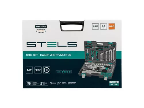 Szerszám klt  98r. 1/4",1/2"univerzális  STELS