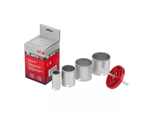 Körkivágó szemcsés  készlet 4r.33-53-67-73 mm, hatszögű szárral MTX